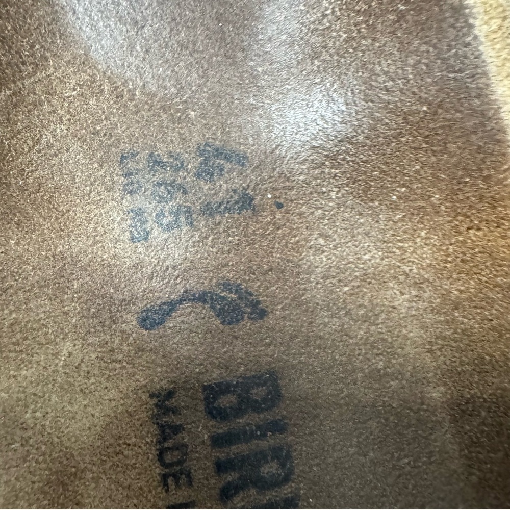Birkenstock Men's Dark Brown Slide Sandals - Picture 8 of 8